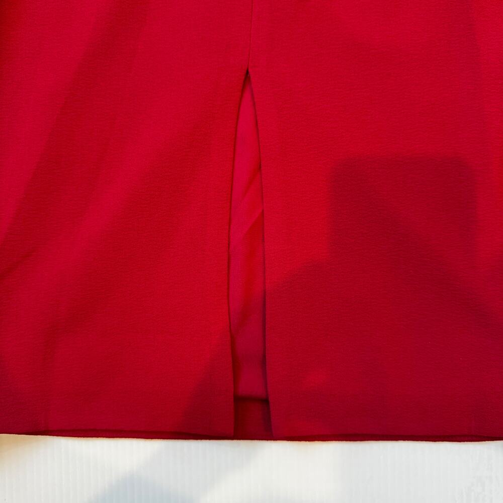 Dress The Population Bailey Bodycon Midi Dress Garnet Off Shoulder Medium Event - Picture 14 of 16